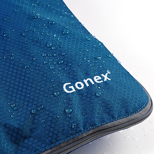 Gonex Leichter Faltbare Reise-Gepäck 80L, Farbe: Schwarz, Duffel Taschen Uebernachtung Taschen/Sporttasche für Reisen Sport Gym Urlaub - 5