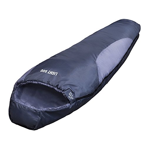 Explorer LIGHT 600 Schlafsack ultraleicht klein warm 210 x 75 cm Mumienschlafsack Hüttenschlafsack -2°C Outdoor Camping Kapuze Wandern Sommerschlafsack Kompressionspacksack - 2